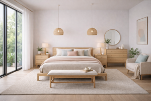 Jenis Desain Interior Ruangan - Kamar Tidur bergaya Skandinavian