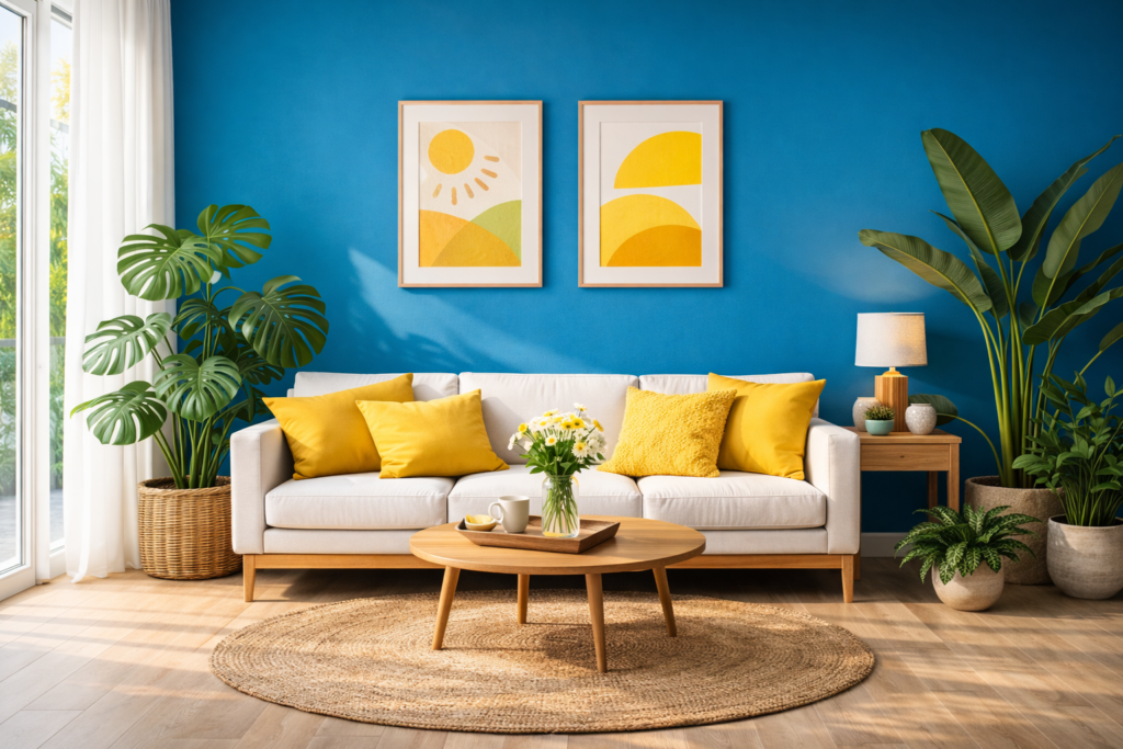 Warna cat interior cerah