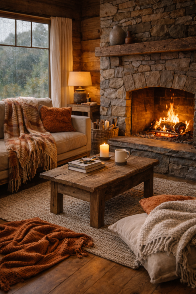 Desain interior Rustic Indonesia