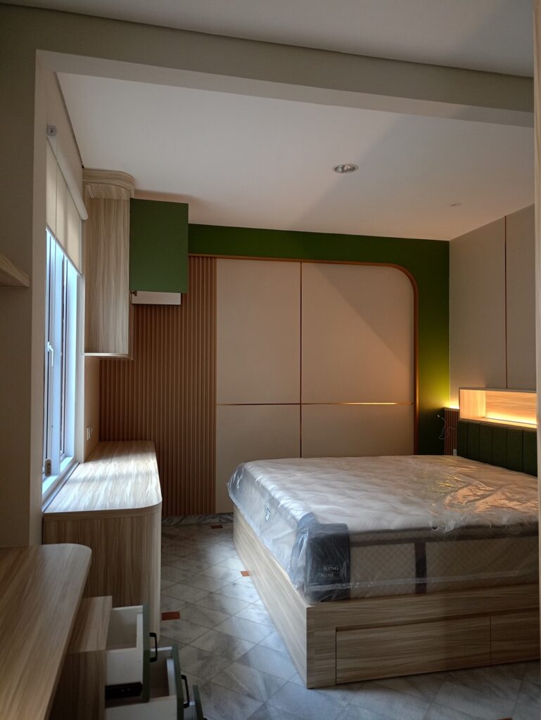 Interior Kamar Tidur Modern Jakarta Barat